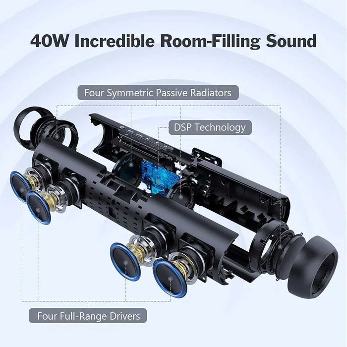 DOSS XL Soundbar - Última Baixa de Preço