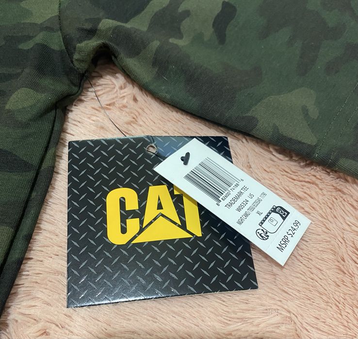 Koszulka CAT Caterpillar XL moro NOWA z metkami