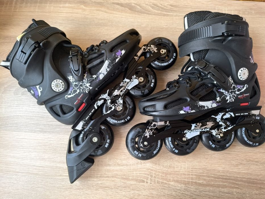 Роликовые коньки ковзани Rollerblade Twister 80 р. 38.5W