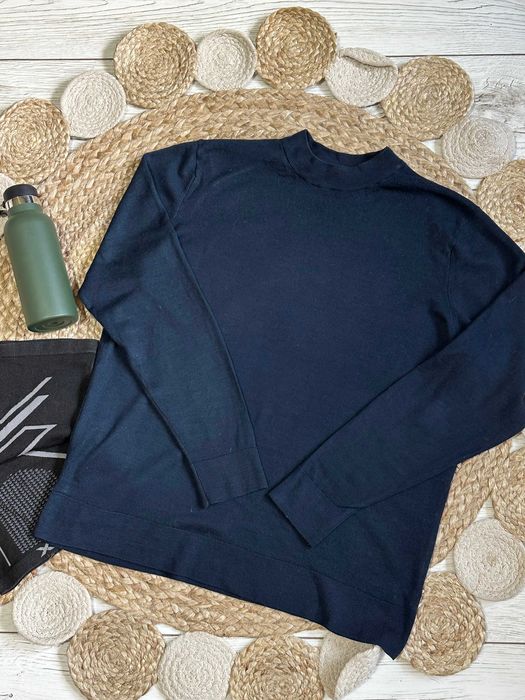 SUNSPEL męski klasyczny sweter wełniany 100% wełna MERINO XL