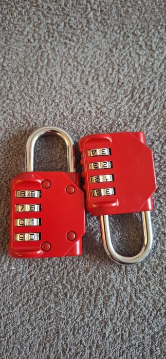 Kłódka na szyfr 2 sztuki