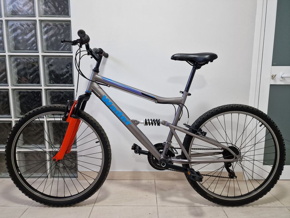 Bicicleta MTB WADER Full Suspension Roda 26