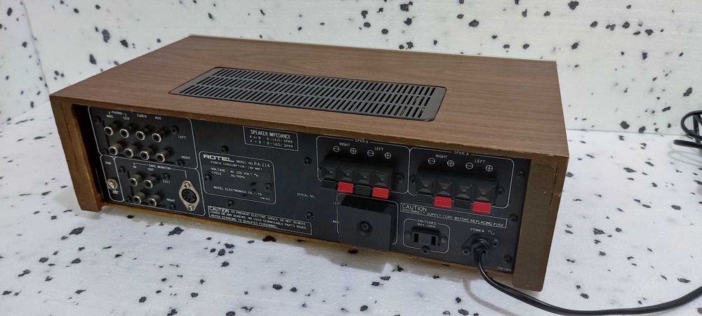 ROTEL RA214 Klasyczny wzmacniacz STAN JAK NOWY 1973