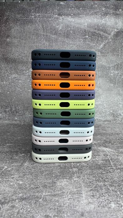 Чохол Silicone Case MagSafe з кнопкою + Animation iPhone 17 17 Pro Max