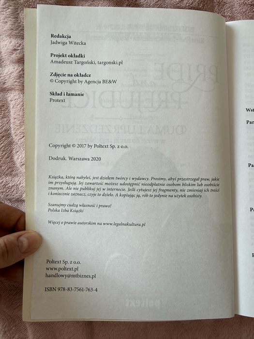 Pride and prejudice w wersji do nauki angielskiego