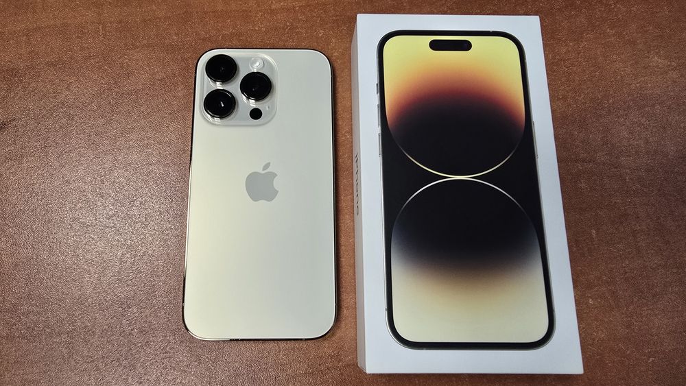iPhone 14 Pro 256GB złoty, stan bdb