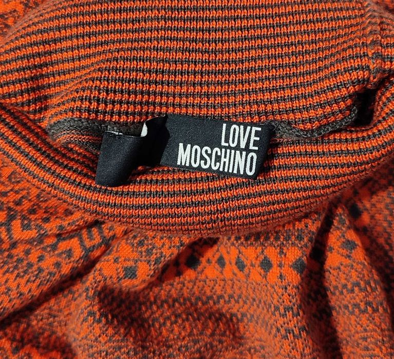 Sweter Love Moschino wełna r. L