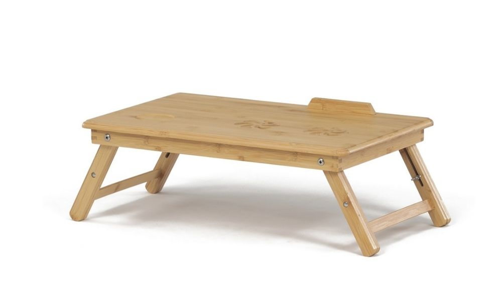 Stolik pod Laptopa Składany Bambusowy
