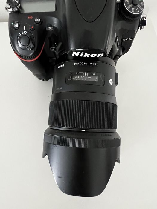 Nikon d750 + Sigma art 35mm 1.4f