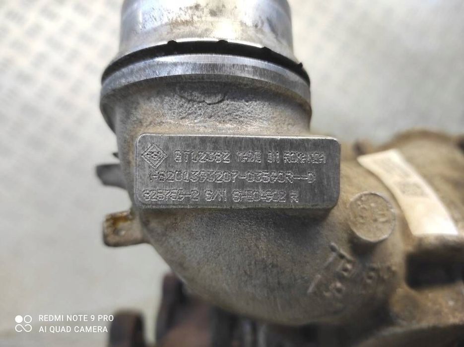 turbosprężarka komplet renault master iii opel movano b 2.3 165km bitu