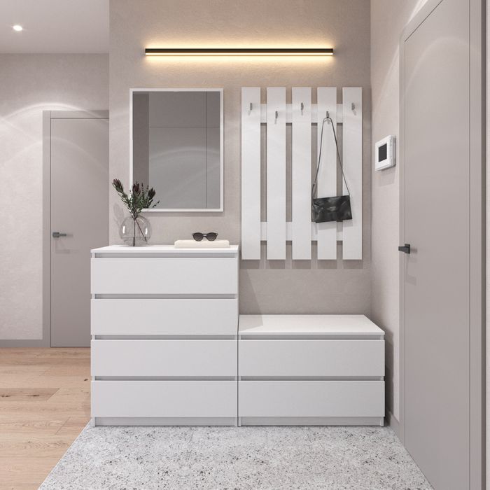 Комод, вішалка для одягу, комплект передпокою