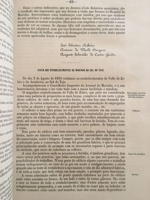 Inquérito acerca das Repartições de Marinha (1856)