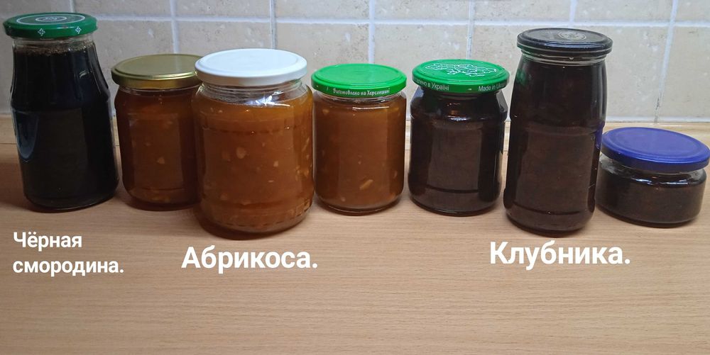 Варенье. Ассортимент.