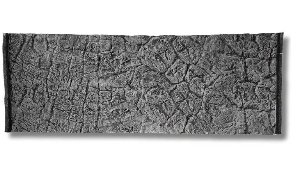 Tło Strukturalne DO AKWARIUM PŁASKIE SZARE 150X60 cm.