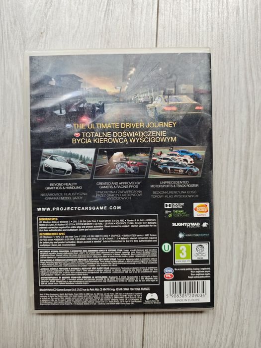 Gra Project Cars PC