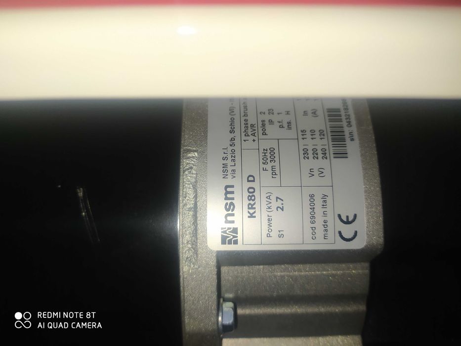 Генератор FOGO F3001R однофазний надійний агрегат в наявності.