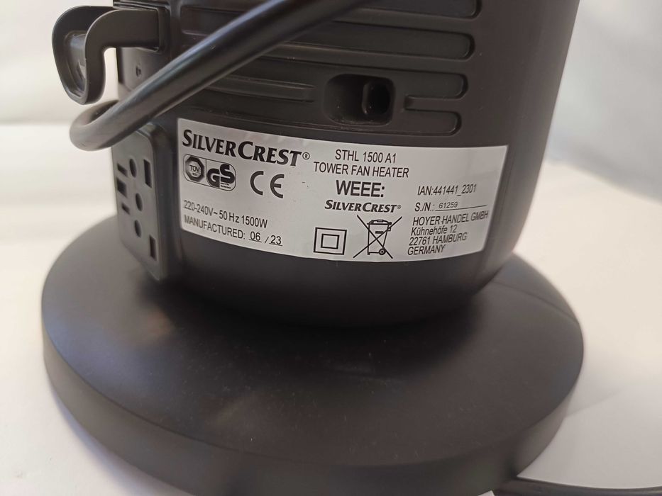 termowentylator silvercrest