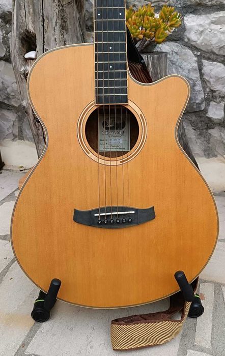 Fantástico Violão / Guitarra Electro Acústico Tanglewood + Bag + Strap - Handcrafted