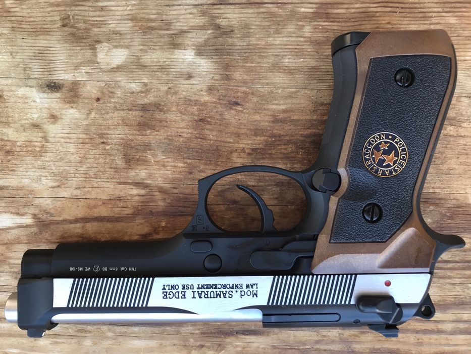 Airsoft Greengas SAMURAI EDGE Biohazard WE FULL METAL BLOWBACK, nova