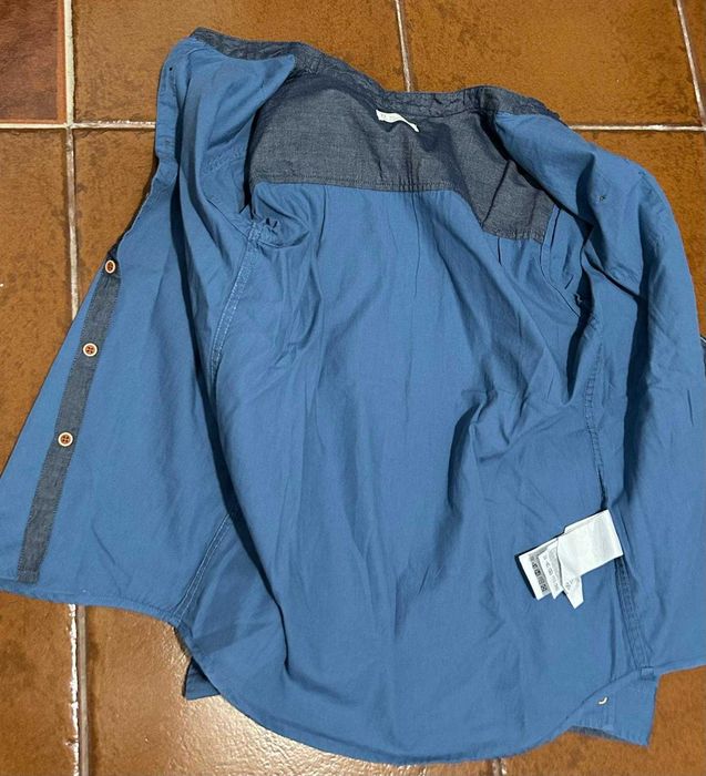 Camisa Azul ZY BOY 13/14 Menino