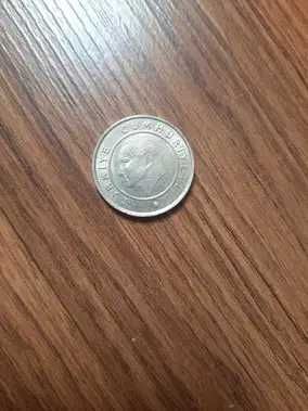 Turcja moneta 25 kruszy.2018