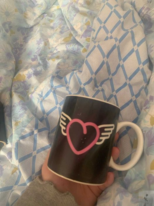 kubek z nadrukiem serca