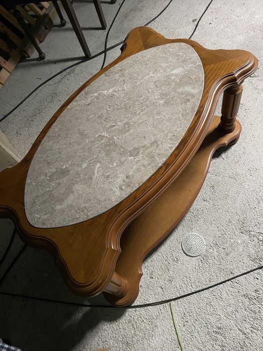 Mesa sala com pedra marmore