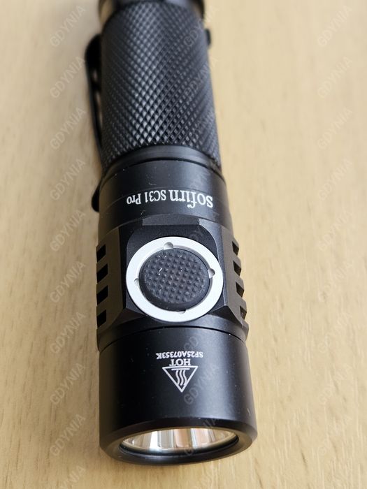 Nowa latarka Sofirn SC31 Pro Black (bez akumulatora) – 2000 lm, Anduril