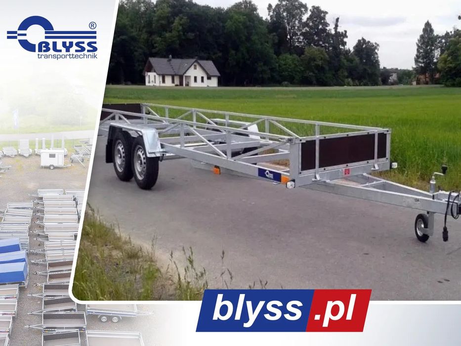 Blyss D75600/125  Przyczepa Dłużyca Kratownica Do Rur BLYSS 608x125 6M lekka długa