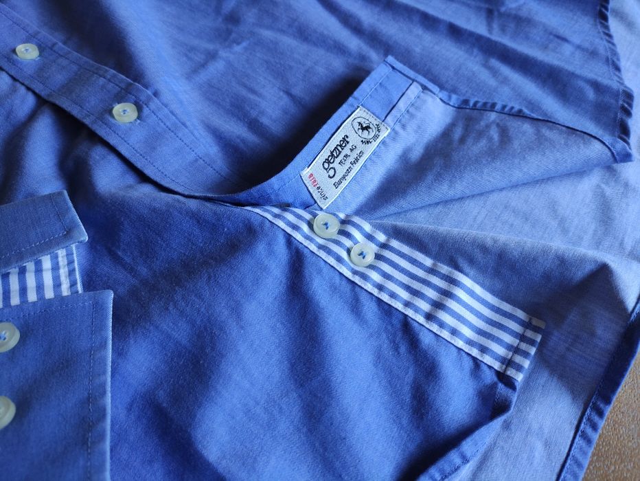 Koszula męska BYTOM, niebieska, r. XL 41