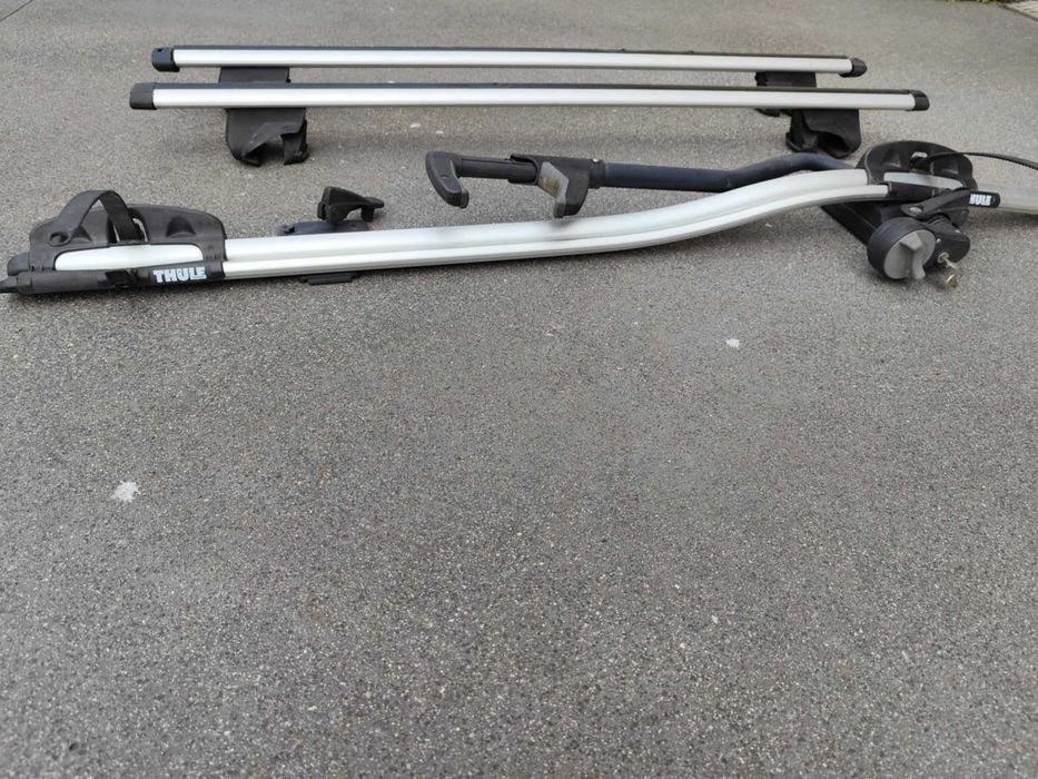 Barras Thule para suporte de bicicleta
