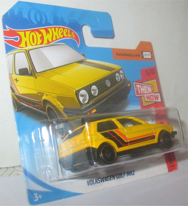 Hot Wheels - Volkswagen Golf MK2 (amarelo - 2018)