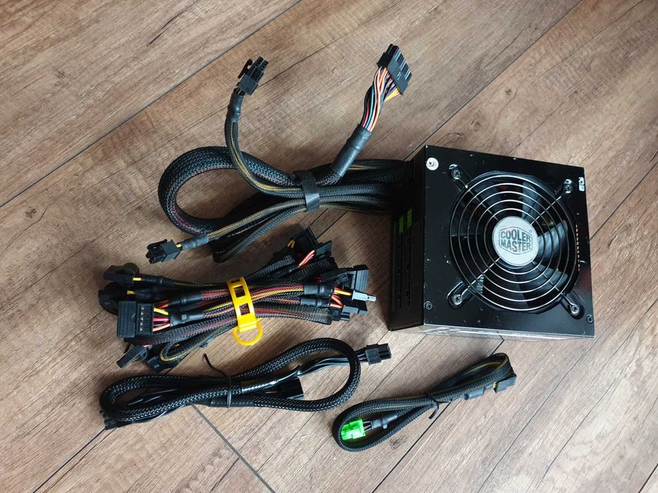 Cooler Master RS-620 620W | Po pełnym serwisie | Low ESR | Nowe kable