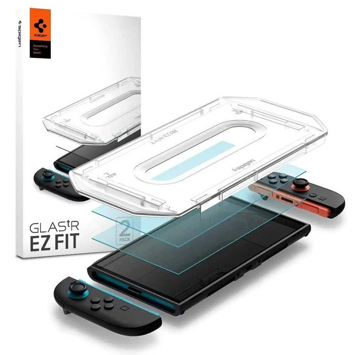 Защитное стекло Spigen Glas.tR EZ FIT 2-Pack для Nintendo Switch 2