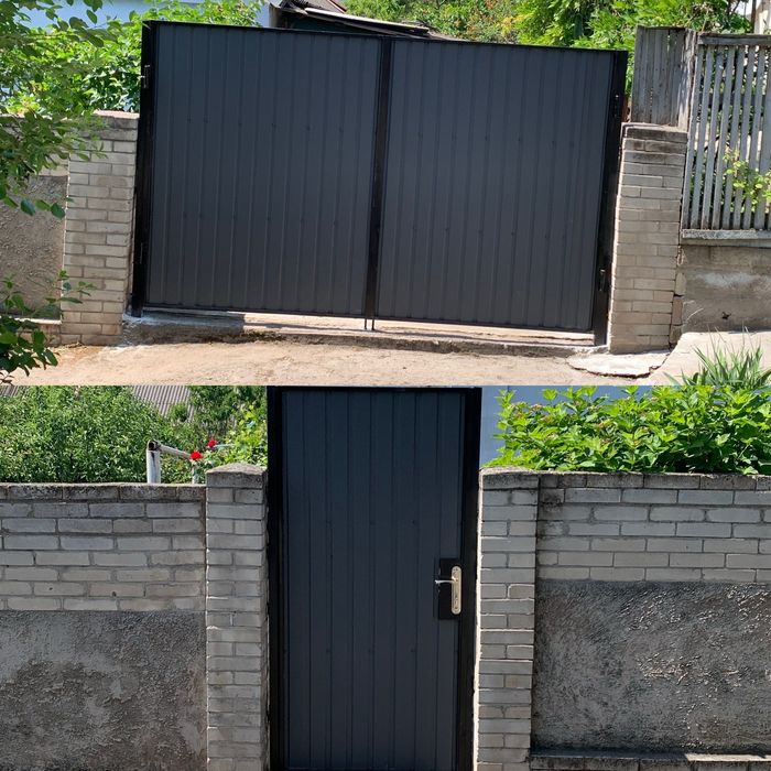 Заборы,ворота,калитки металл, профнастил.