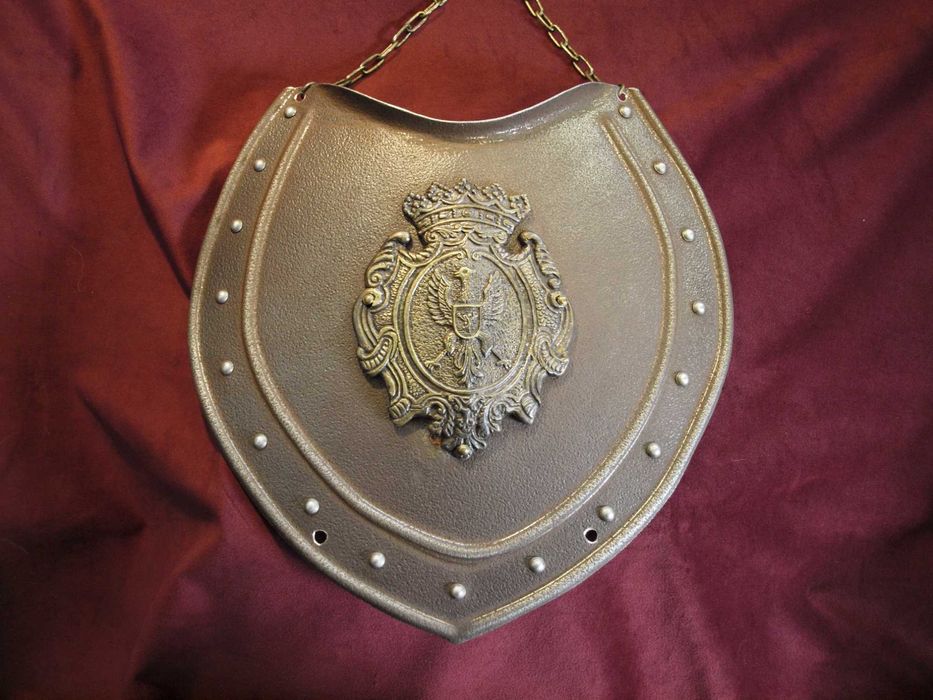 Ryngraf w stylu XVII-w. do szabel z herbem Radziwiłłów, blacha 200 lat