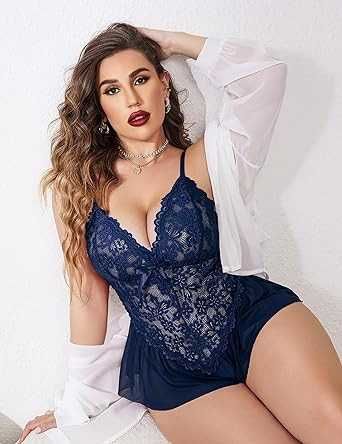 Сексуальний комплект боді Ілона боди батал р. L-XХХL еротична білизна