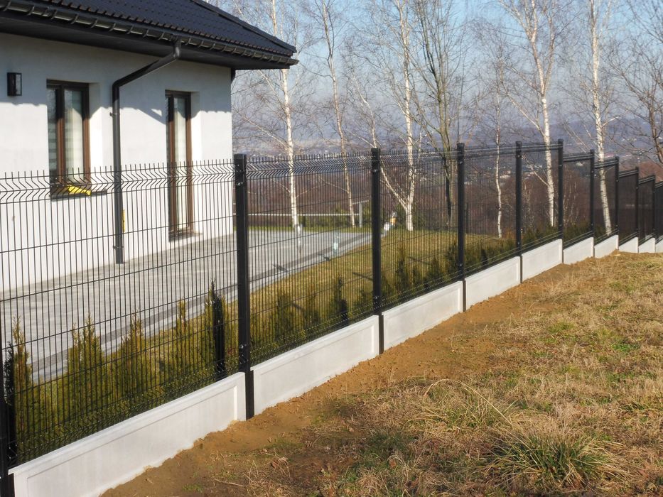 Kompletne Ogrodzenie Panelowe 123cm fi 4mm