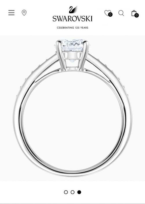 Vendo Anel Swarovski NOVO