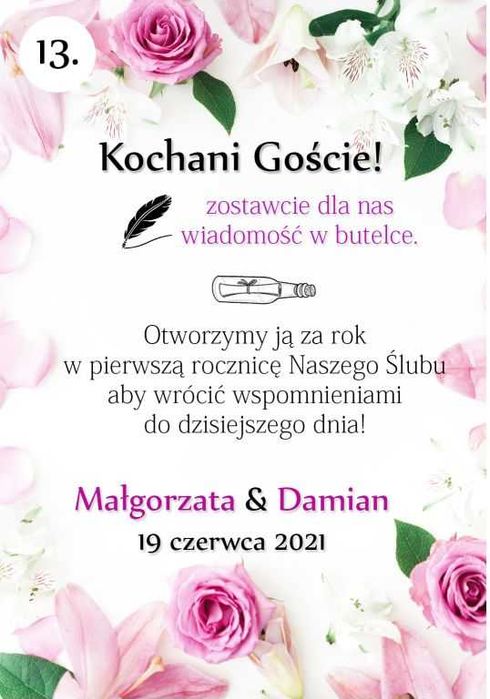 Księga gości oryginalny zestaw na wesele ślub NOWOŚĆ