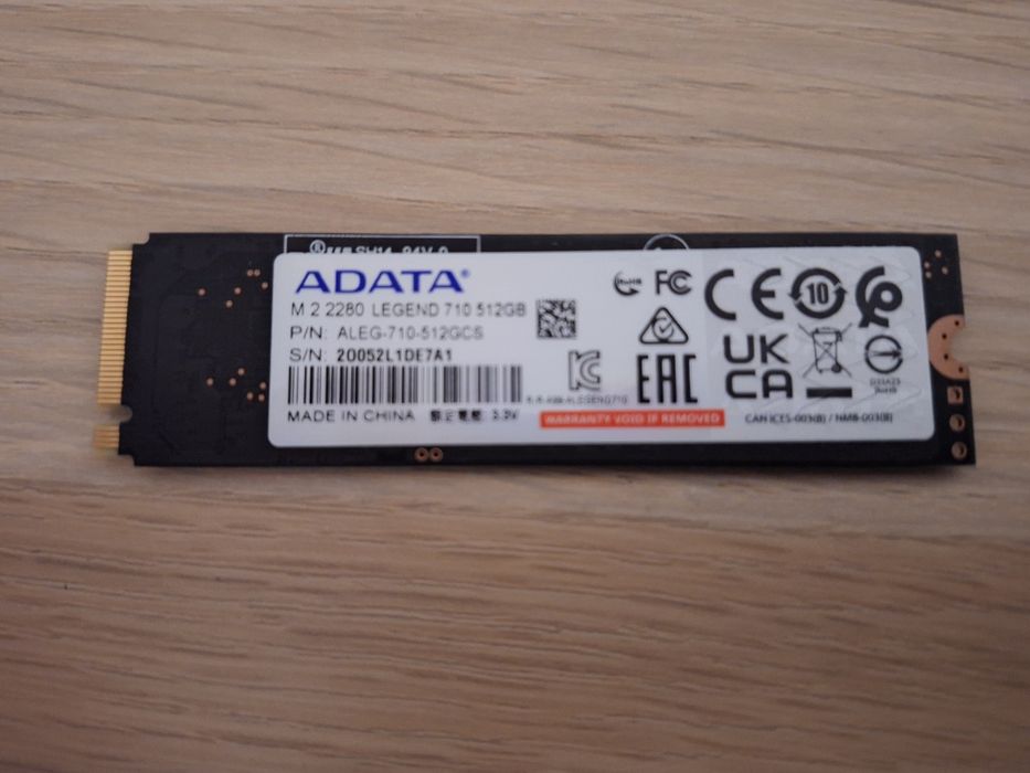 Dysk SSD M2 NVMe 512GB Adata