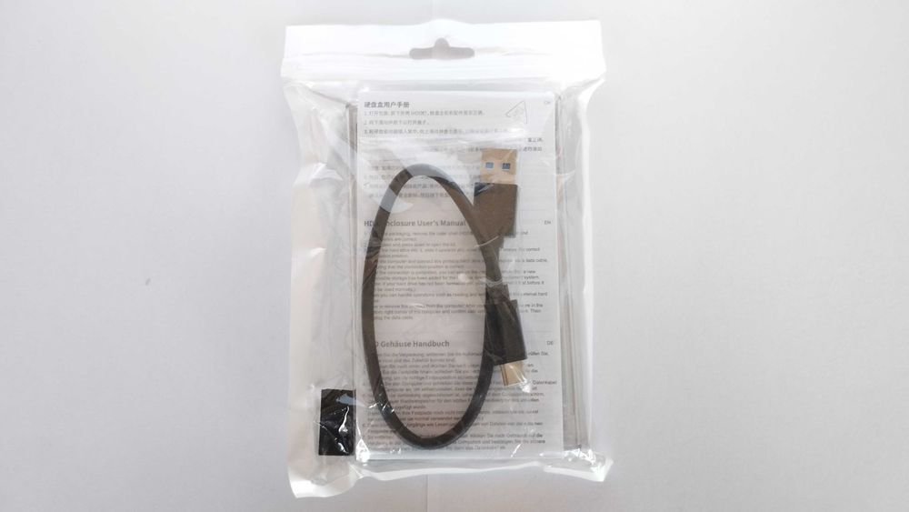 NOVA - External Transparent Enclosure for 2.5" Drives - USB 3.1 Type-C64752248215171124