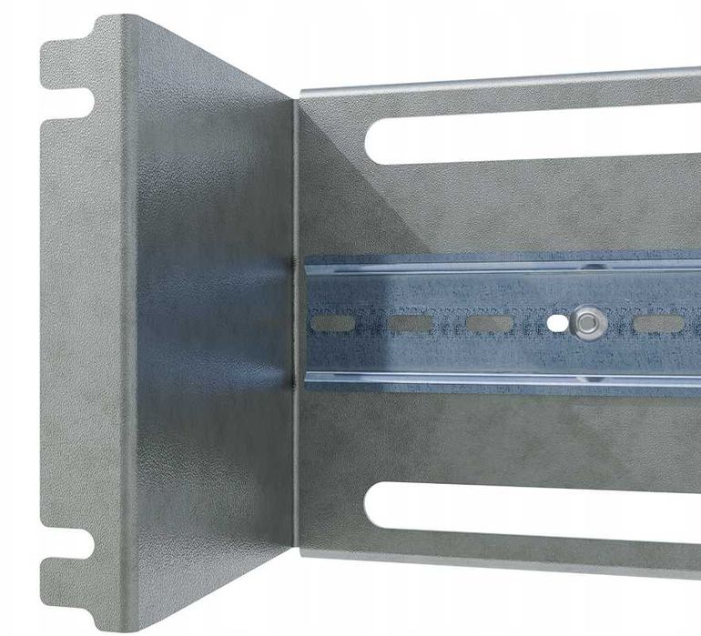 Panel Dystrybucji Napięć RACK 19" 3U/110/24xS DIN TS35/TH35 Ocynk