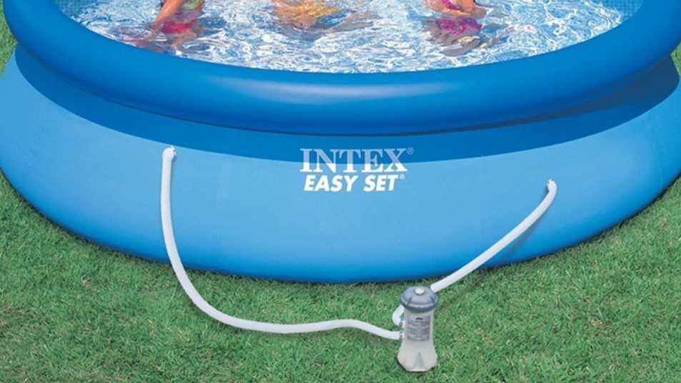 Intex 28118 наливной бассейн с насосом диаметр 3,05м басейн