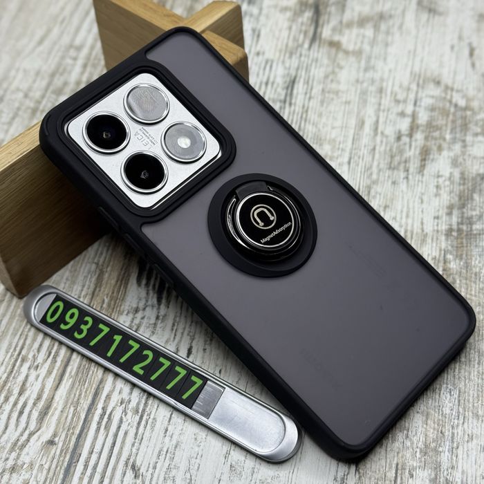 Чехол противоударный Matt Ring на Xiaomi 14T/ 14T Pro и др. Чохол