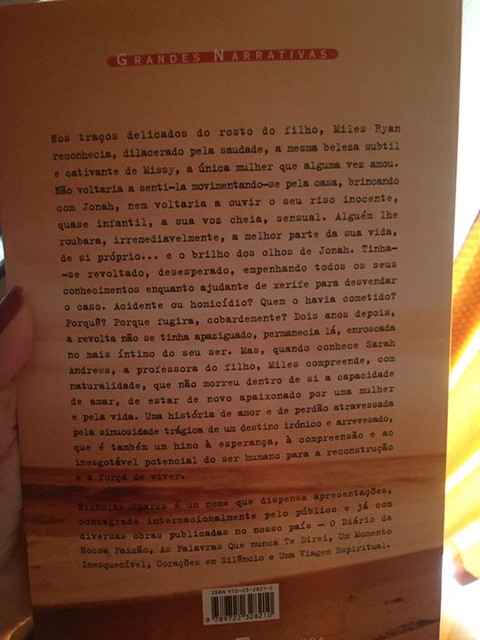 As palavras que nunca te direi Nicholas Sparks