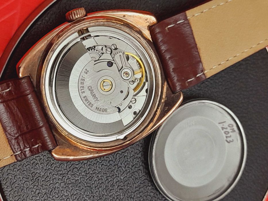 Relógio Vintage CAUNY 25 Rubis Automatic