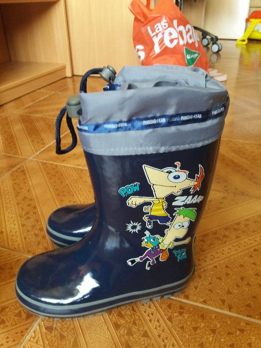 Botins Phineas e Ferb - USADOS 1 VEZ - NOVO PREÇO
