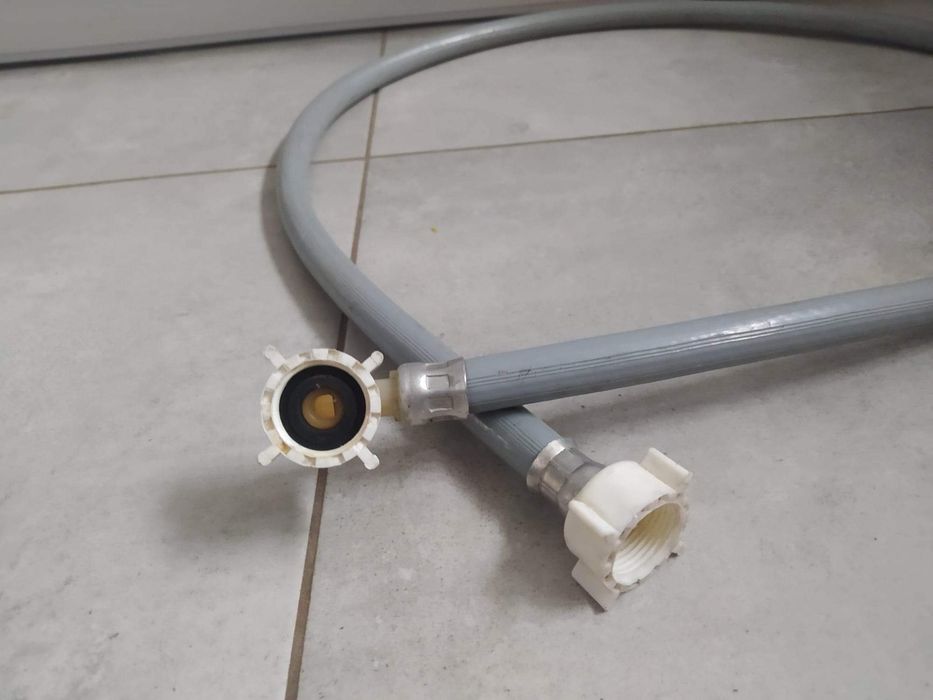 2 sztuki przewód, wężyk  dopływowy do pralki 150 cm ciepła zimna woda