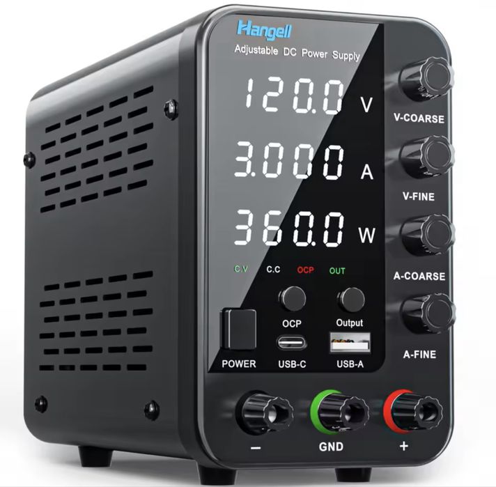 Лабораторный блок питания постоянного тока 120v 3.00A. 360w